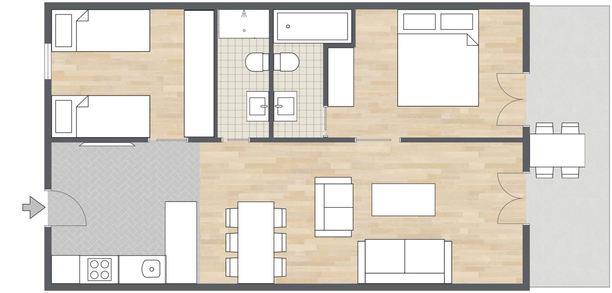 Aspasios Ramblas Appartement